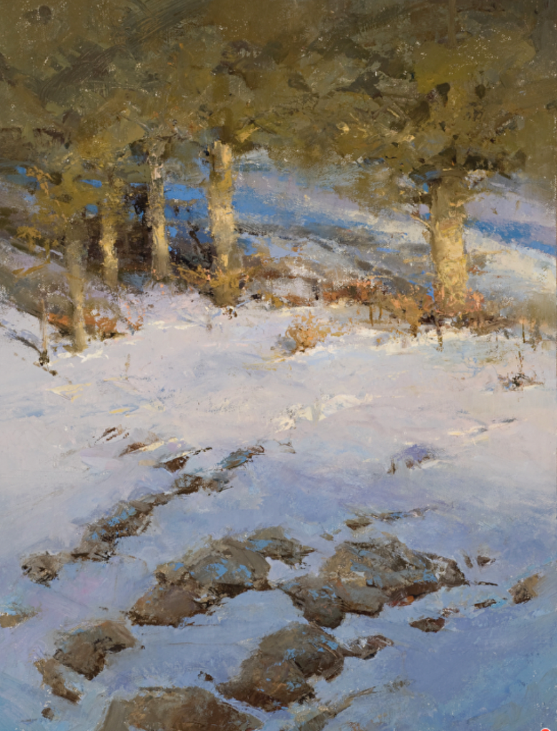 David Griffin Winter's Dawning oil