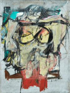 "Woman-Ochre" 1954-1955, Willem de Kooning
