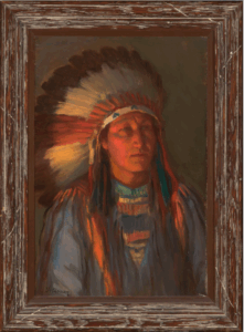 "Oklahoma Cheyenne," Joseph Henry Sharp c. 1915